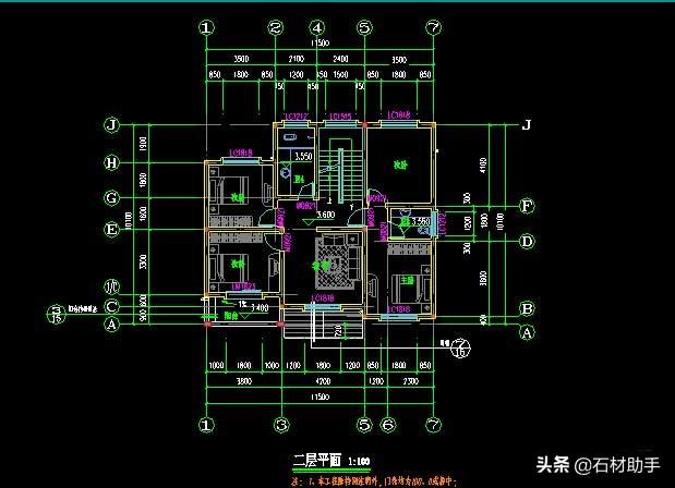 6款120平方農村別墅戶型，2、3層的都有