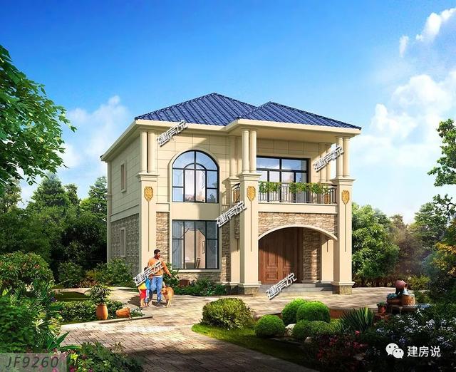 3款占地八九十平的農村自建小樓別墅圖，戶型很贊