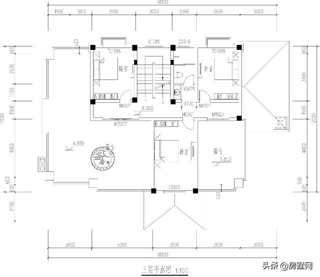 層次感超好的三層歐式別墅設計戶，多種戶型可選擇