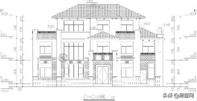 層次感超好的三層歐式別墅設計戶，多種戶型可選擇