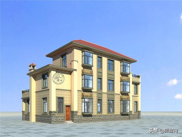 層次感超好的三層歐式別墅設計戶，多種戶型可選擇