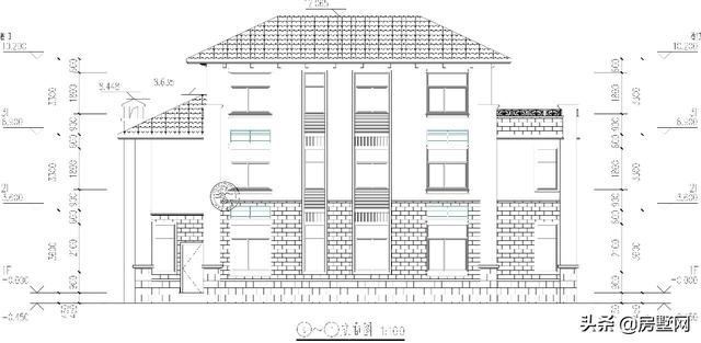 層次感超好的三層歐式別墅設計戶，多種戶型可選擇