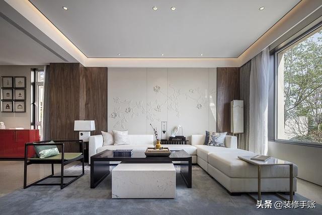 300平中式大別墅實拍圖，超大庭院像小公園