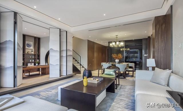 300平中式大別墅實拍圖，超大庭院像小公園