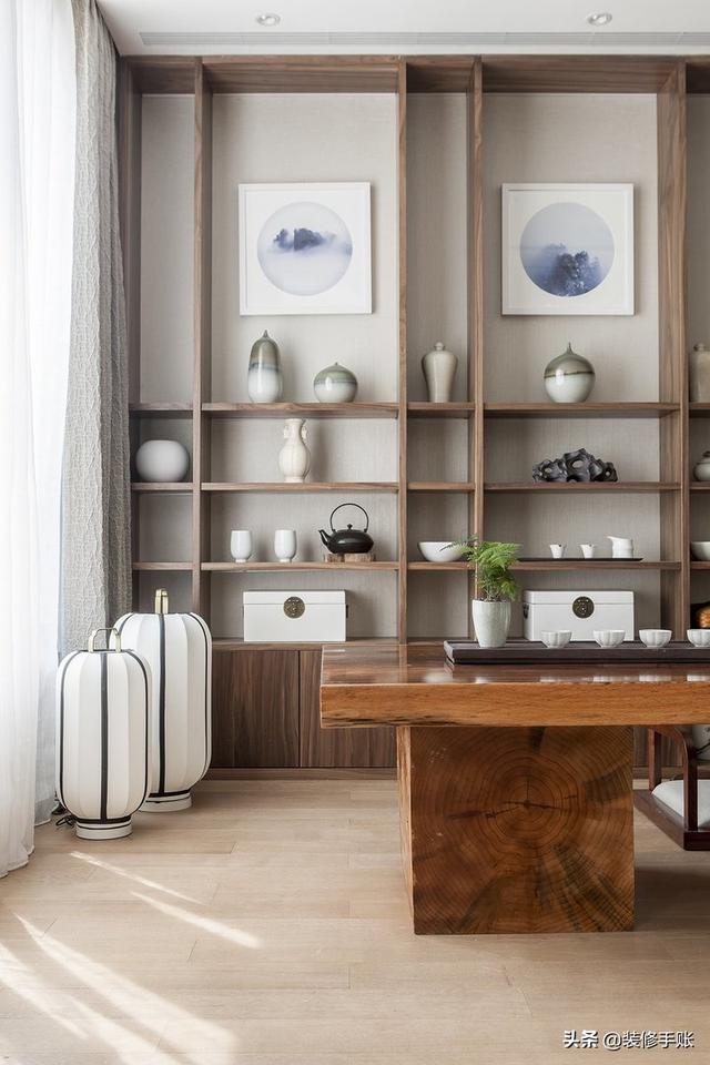 300平中式大別墅實拍圖，超大庭院像小公園