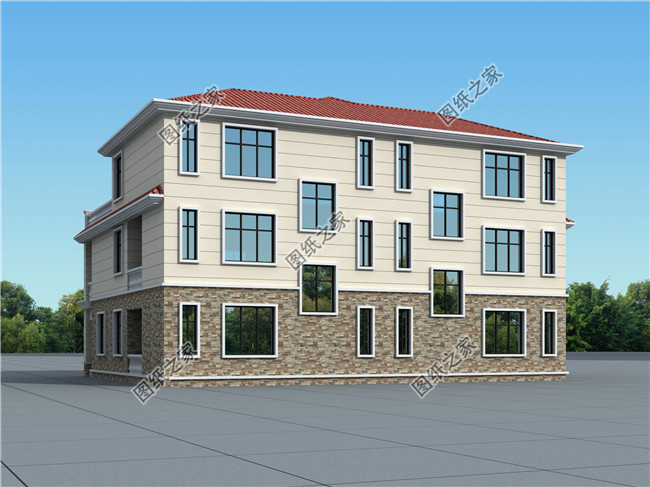 最新三層別墅設計圖，歐式雙拼奢華大氣