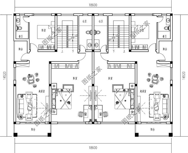 最新三層別墅設計圖，歐式雙拼奢華大氣