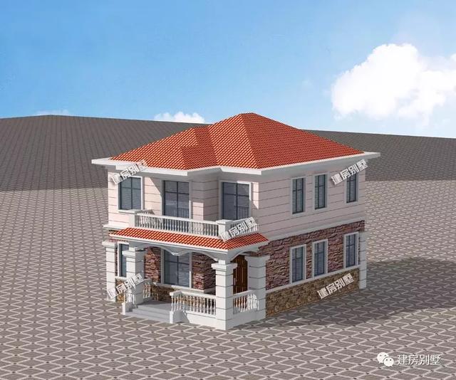 2棟精致小戶型農村房子戶型圖，造價比較低