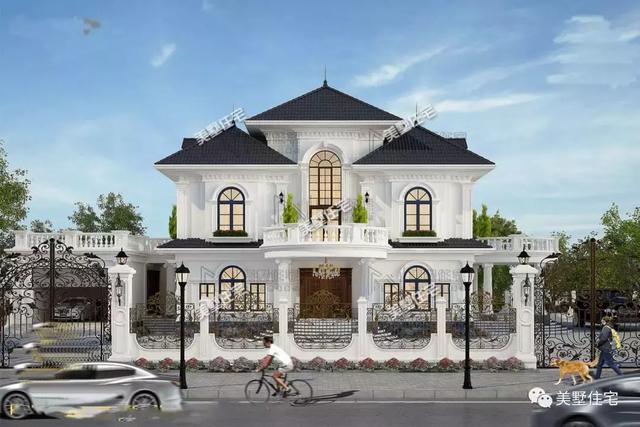 21款法式別墅效果圖片大全，建起來你就是王