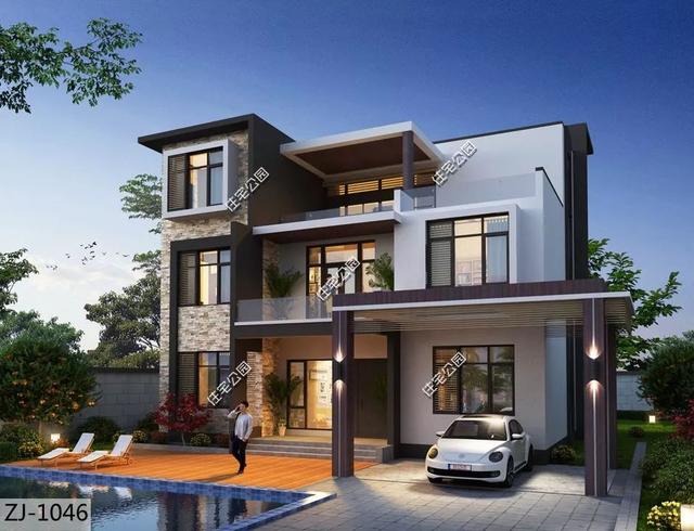 農(nóng)村自建房子戶型大全，中式、合院、歐式、平屋頂、坡屋頂應有盡有