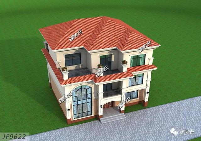 3款120平的歐式樓房設計圖，照著這樣建房不后悔