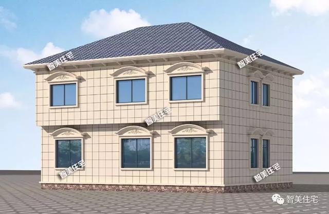 13.3×11.6米二層大氣小洋樓住宅方案，精致好看