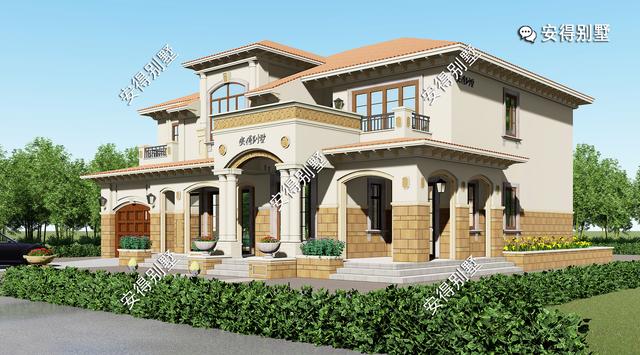 10棟高端華麗的歐式建筑別墅圖片，回村建房可以定制