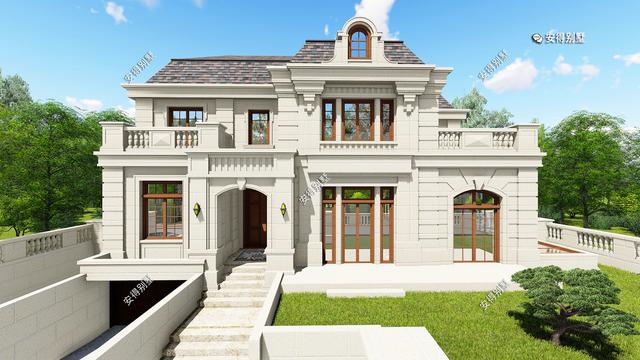 10棟高端華麗的歐式建筑別墅圖片，回村建房可以定制