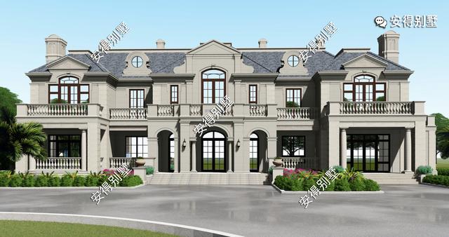 10棟高端華麗的歐式建筑別墅圖片，回村建房可以定制