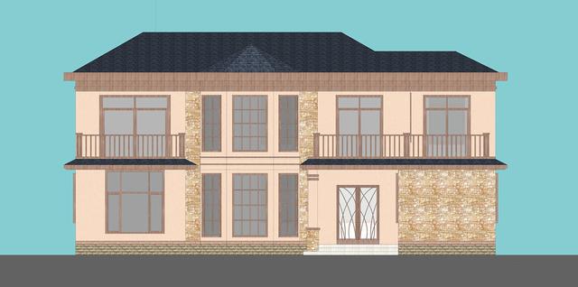 300多平父母養老別墅方案圖，僅花50萬，庭院小池真好看