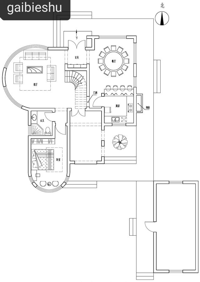 城堡級三層歐式別墅方案圖，住進去你就是國王