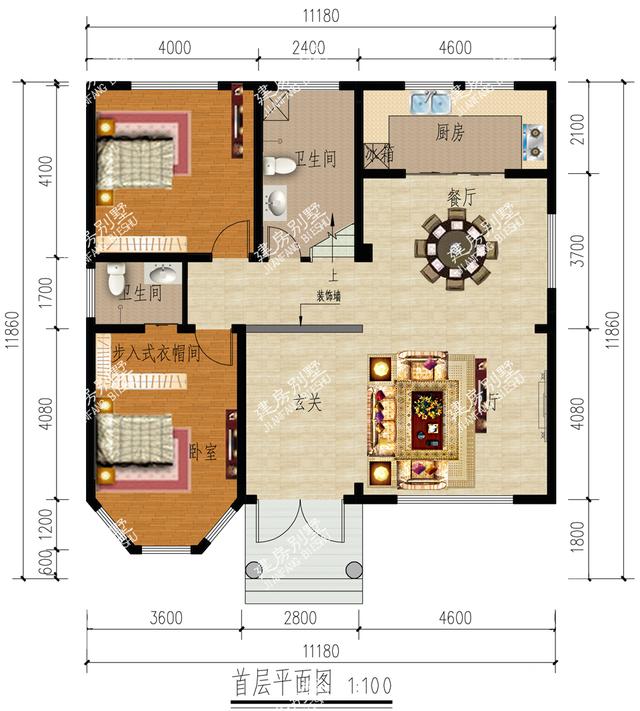2棟造型獨特的歐式獨棟房子方案設計圖，第二棟小編很喜歡