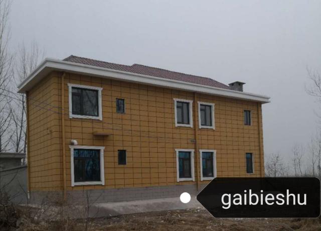 36萬(wàn)河南建二層小別墅戶(hù)型圖附完工實(shí)拍圖，造型好看