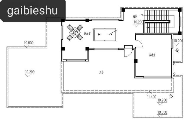 廣東自建三層半現代中式別墅（附戶型圖），平屋頂設計