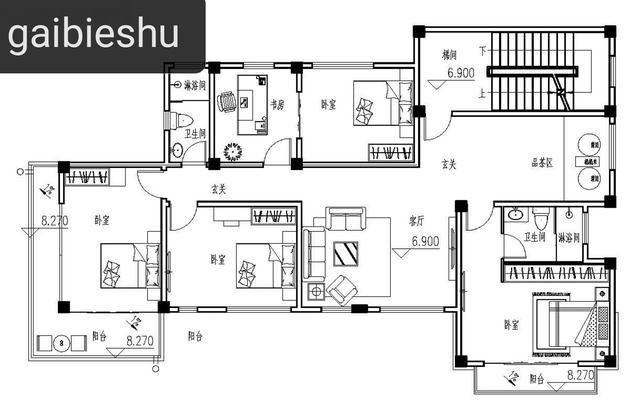 廣東自建三層半現代中式別墅（附戶型圖），平屋頂設計