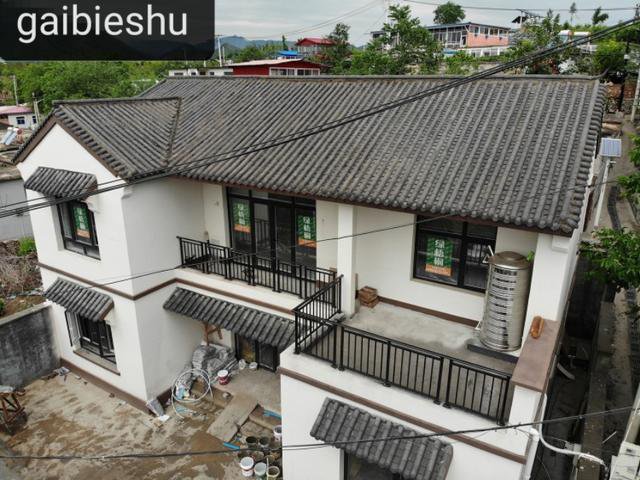 北京二層中式徽派別墅自建房戶型圖，附完工實(shí)拍圖