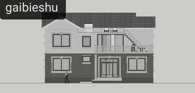 云南二層中式徽派房子設計及施工，土建造價40萬