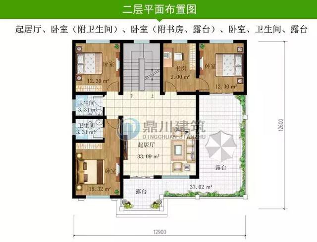 幾套布局講究的農村自建房戶型，一、二、三層、雙拼的都有