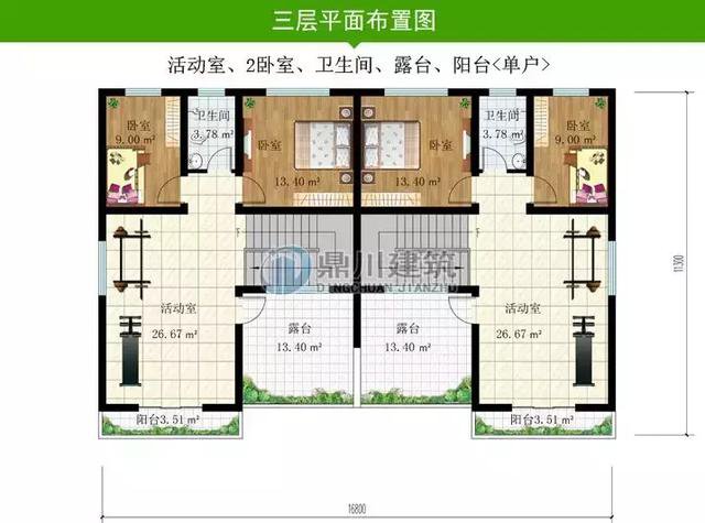 幾套布局講究的農村自建房戶型，一、二、三層、雙拼的都有