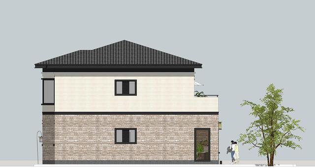 帶小院新中式雙層別墅設(shè)計(jì)戶型圖，戶型實(shí)用