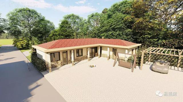 湖南帶配房的二層農(nóng)村自建房案例，簡歐風(fēng)格