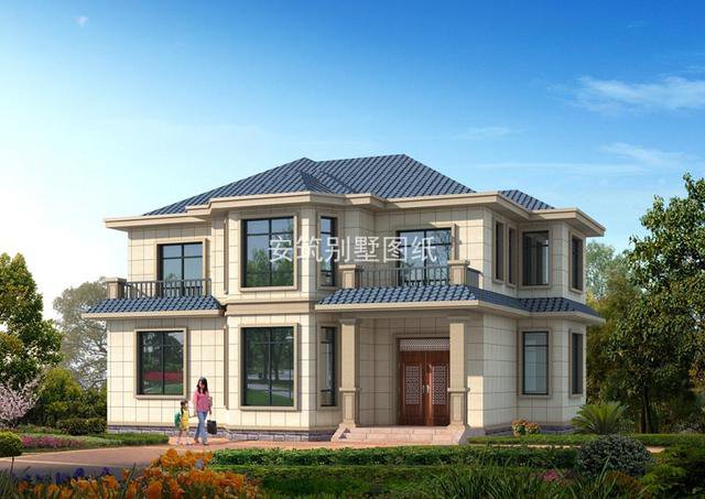 花30萬老家自建二層小別墅，附全套設計圖