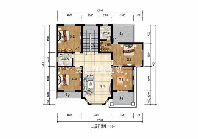 花30萬老家自建二層小別墅，附全套設計圖