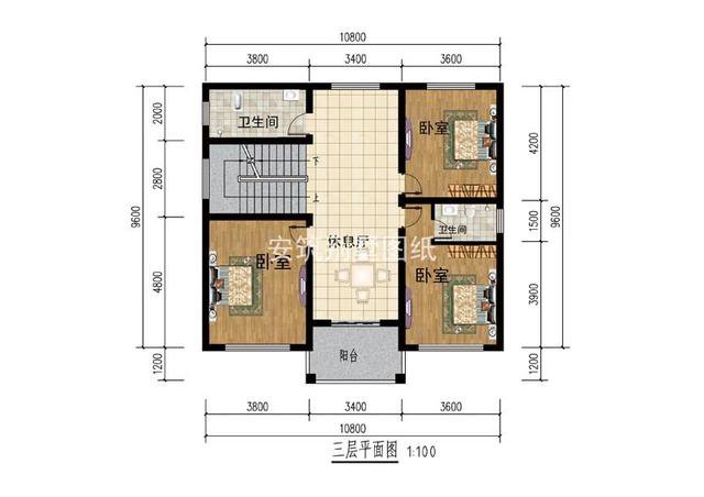 占地110平內的四層農(nóng)村民房設計，戶型很實用，造價偏低