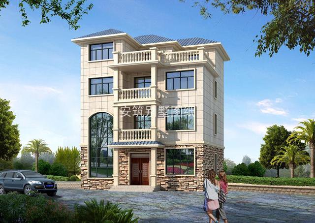 占地110平內的四層農(nóng)村民房設計，戶型很實用，造價偏低