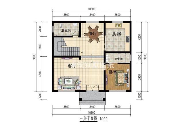 占地110平內的四層農(nóng)村民房設計，戶型很實用，造價偏低