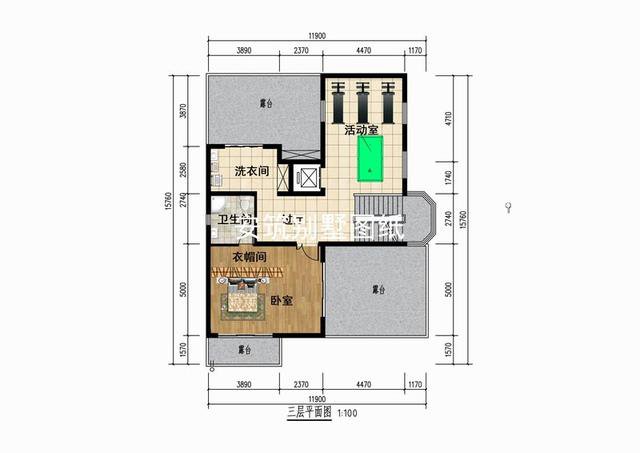 鄉村三層田園風格別墅戶型方案，40萬就能搞定