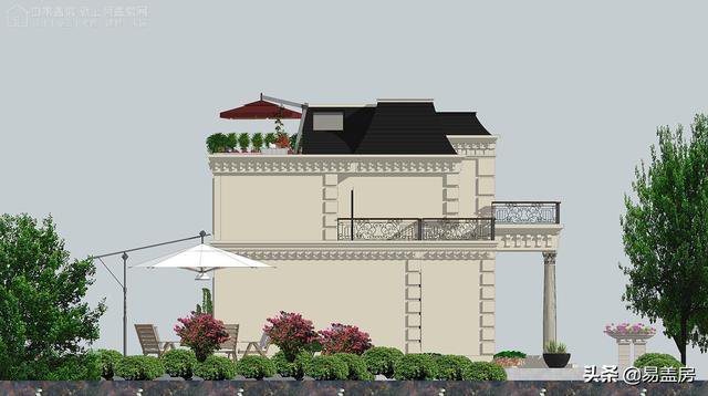 高端奢侈的法式別墅效果圖及設計方案，驚艷到你了嗎