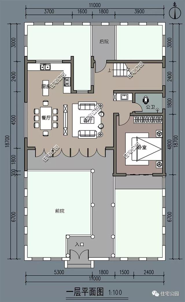 18套帶庭院的中式別墅民宅設計，自建房、民宿都可以用