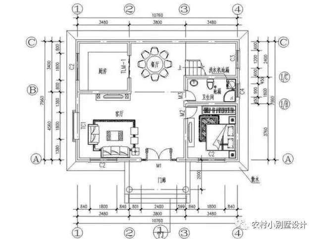 受歡迎的8款農村小戶型自建房民宅設計，主體造價33萬內