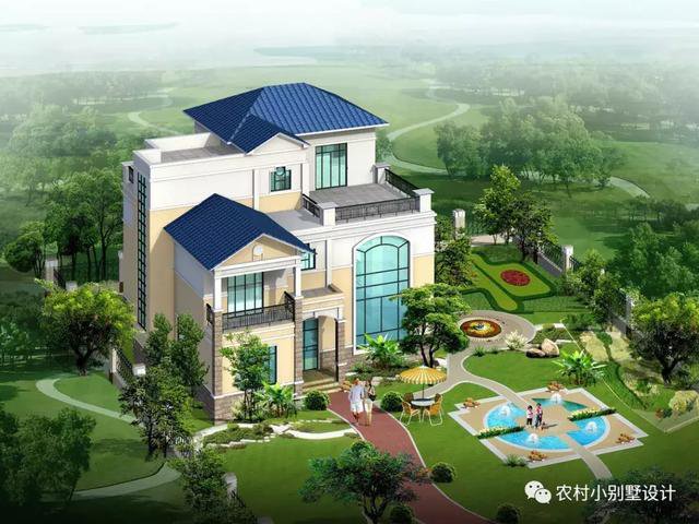 幾款農村三層民房設計圖及圖片大全，選一套回家建房吧