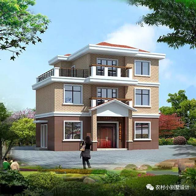 幾款農村三層民房設計圖及圖片大全，選一套回家建房吧
