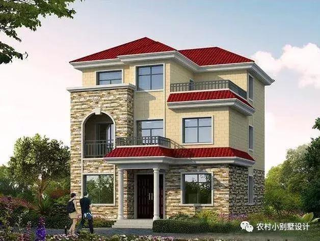 幾款農村三層民房設計圖及圖片大全，選一套回家建房吧