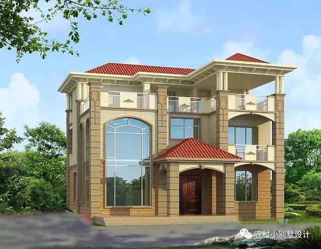 幾款農村三層民房設計圖及圖片大全，選一套回家建房吧