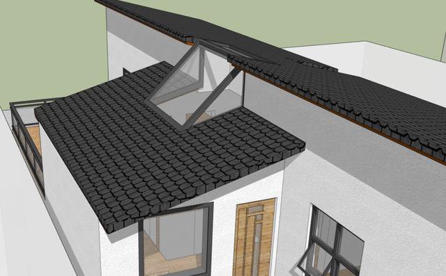 開間7.8米民房設計，一層還設計上了商鋪，商住兩用