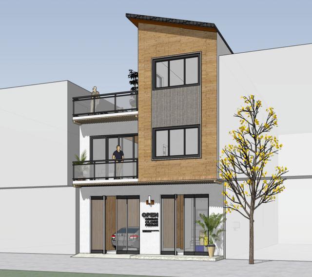 開間7.8米民房設計，一層還設計上了商鋪，商住兩用