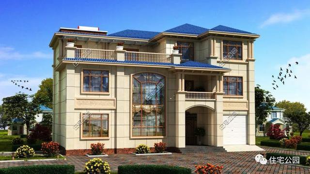 帶車庫農村自建房子戶型和外觀圖片大全，讓你一次看個夠