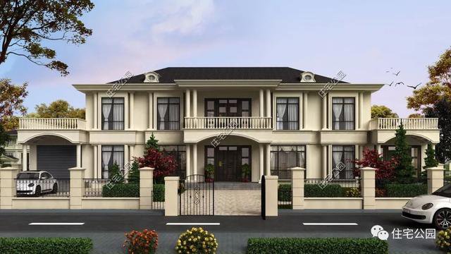 帶車庫農村自建房子戶型和外觀圖片大全，讓你一次看個夠