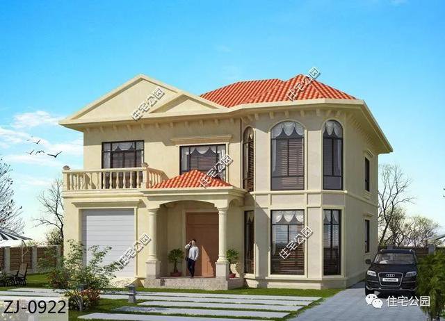 帶車庫農村自建房子戶型和外觀圖片大全，讓你一次看個夠