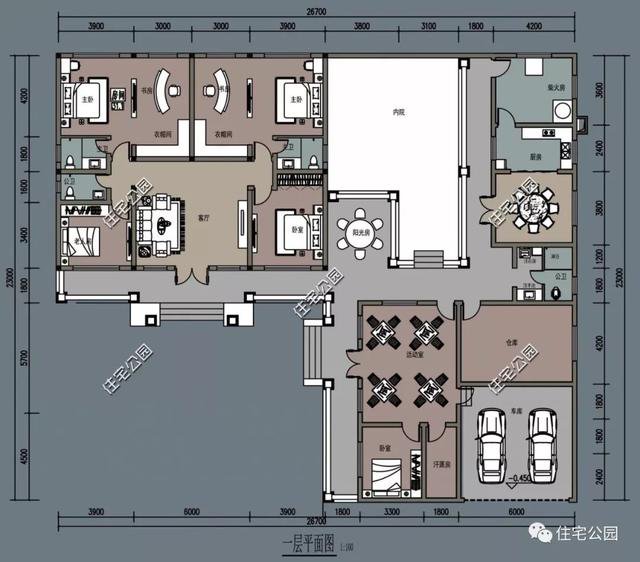 帶車庫農村自建房子戶型和外觀圖片大全，讓你一次看個夠